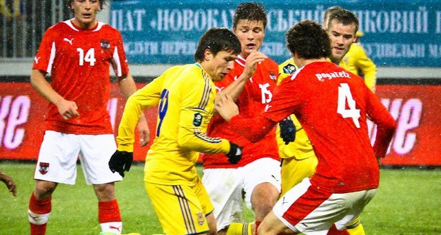 Австрия в красивом матче бьет Украину 3:2. Видео всех голов