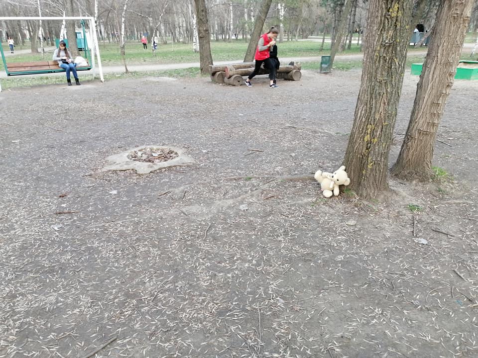 В Дубовке убрали скульптуры / фото: fb Александровский район