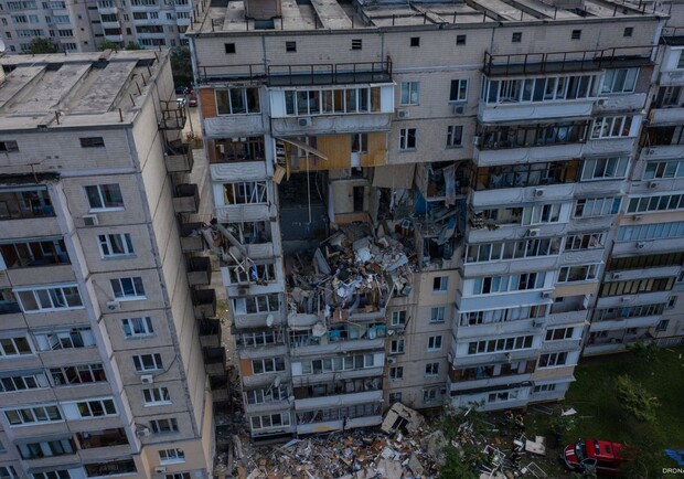 Внутри секции снесло все стены. Источник фото: Focus.ua