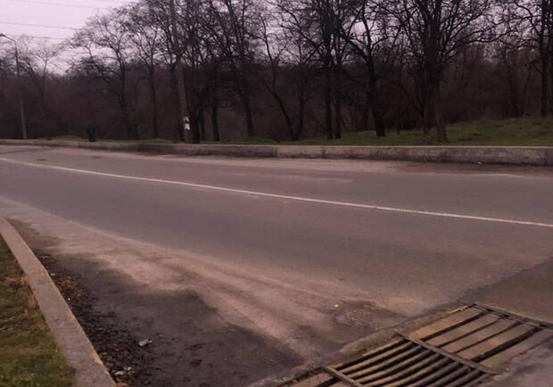 На Павло-Кичкасе собака провалилась в ливневку. Фото: fb Мария Говяда