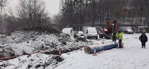 Ошибочка вышла: в Соломенском районе экскаватор повредил газопровод