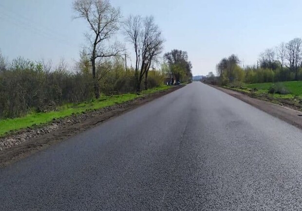 В Запорожской области готова трасса на Никополь. Фото: fb САД