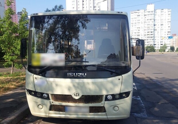 В Киеве обнаружили очередного нетрезвого маршрутчика. Фото: Патрульная полиция Киева