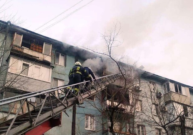 В Запорожье во время пожара пострадала женщина - || фото: zp.dsns.gov.ua