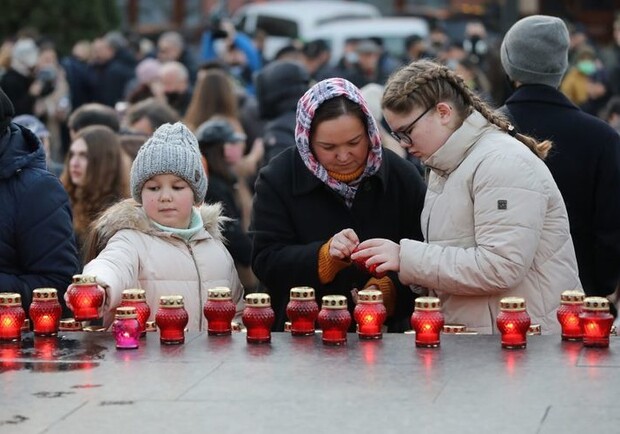 У Львові вшанують пам'ять загиблих українців від рук російських окупантів || Фото: Роман Балук