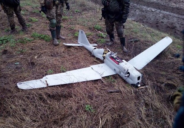 В Запорожской области морские пехотинцы сбили вражеский беспилотник. || Фото: facebook.com/Сили-оборони-Запорізького-краю