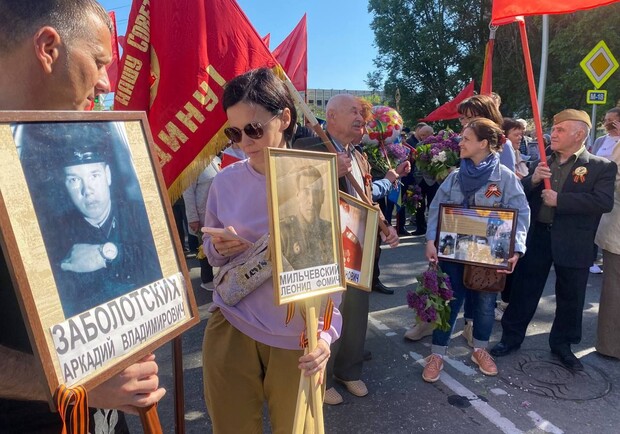 Как прошло 9 мая в оккупированных Мелитополе и Энергодаре - || фото: t.me/riamelitopol