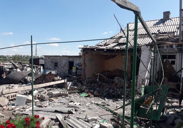 Оккупанты обстреляли село в Запорожской области. || Фото: t.me/zoda_gov_ua