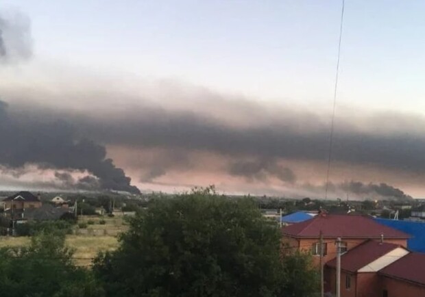 ВСУ уничтожили более 200 оккупантов во время обстрела военной базы РФ в Мелитополе. || Фото: t.me/riamelitopol