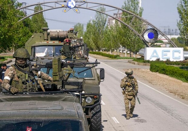 Окупанти розмістили вибухівку у машинному залі Запорізької АЕС. || Фото: apimages.com