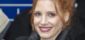 В Киев приехала актриса из США Джессика Честейн - видео