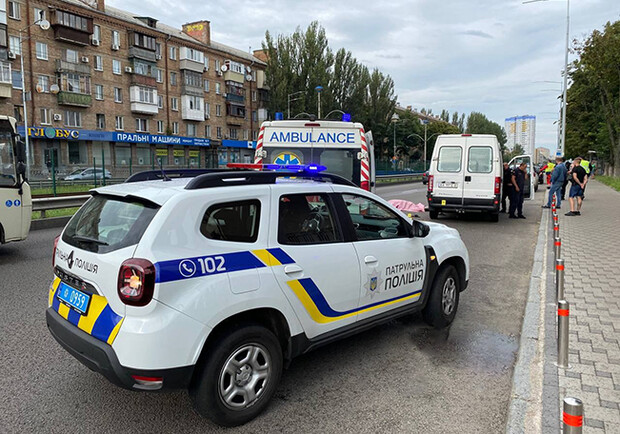 В Киеве в ДТП погиб самокатчик || фото: https://t.me/kyiv_n