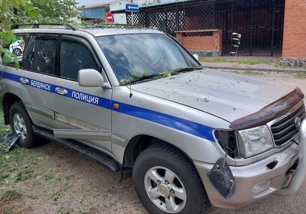 В Бердянске взорвали автомобиль коллаборанта - || фото: tsn.ua