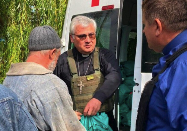 Посланник Папы Римского попал под обстрел оккупантов в Запорожской области || - фото: vaticannews.va