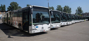 Когда и по каким маршрутам в Киеве начнут курсировать полученные от ЕС автобусы