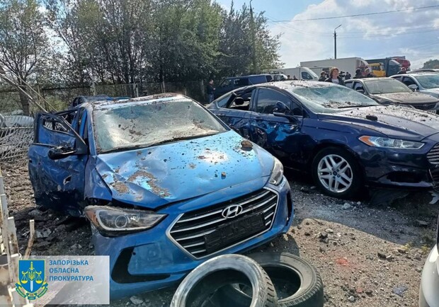 В прокуратуре показали последствия ракетных ударов по Запорожью сегодня ночью || - фото: t.me/pgo_gov_ua