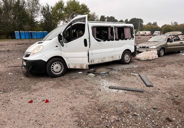 Окупанти вдарили ракетою по колоні мирних людей на виїзді з Запоріжжя: є загиблі та поранені. || Фото: t.me/ivan_fedorov_melitopol