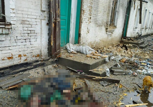 В Ореховые оккупанты попали в пункт выдачи гумопомощи: погиб соцработник. || Фото: zp.npu.gov.ua