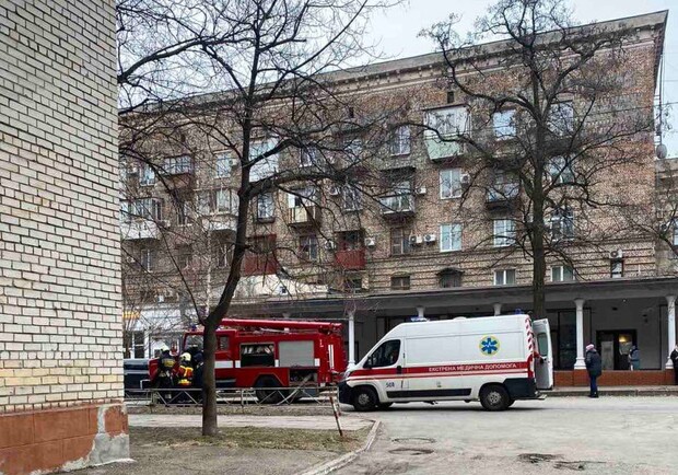 У корпусі ЗНУ сталася пожежа: що відомо - || фото: t.me/huevoe_zaporozhye