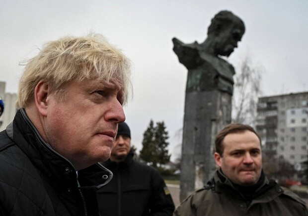 Борис Джонсон снова приехал в Киев и посетил Бучу и Бородянку || фото: Reuters