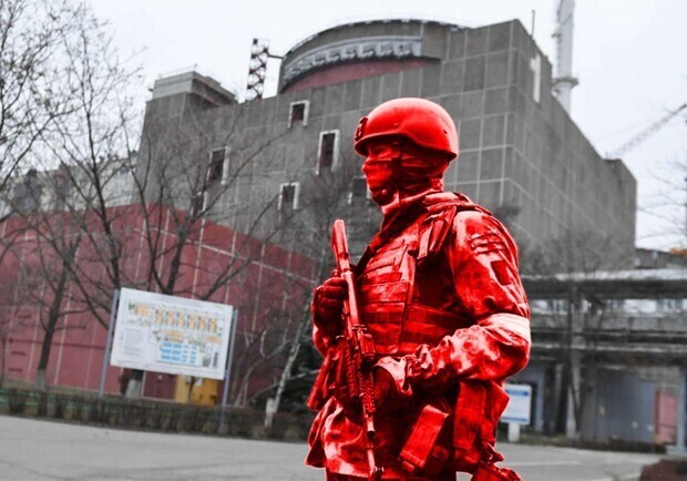 Окупанти заявили про завершення будівництва "захисних конструкцій" на Запорізькій АЕС. || Фото: t.me/energoatom_ru