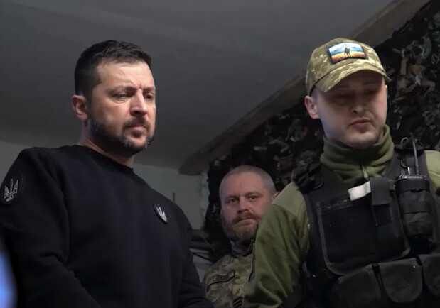 Владимир Зеленский посетил передовые позиции в Запорожской области || - фото: t.me/V_Zelenskiy_official