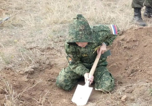 От Запорожской линии фронта в Мелитополь РФ построила три линии обороны. || Фото: t.me/a_shtirlitz