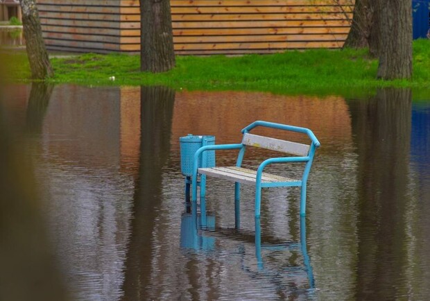 Наводнение в Киеве: какой уровень воды в реке Днепр сегодня. || Фото: КГГА