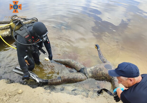 В Запорожском районе в воде погиб дайвер || - фото: zp.dsns.gov.ua