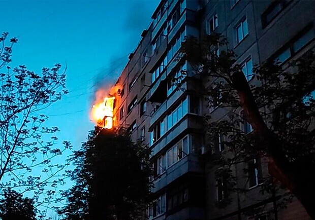 В Запорожье во время пожара в многоэтажке погибли два человека. || Иллюстративное фото: facebook.com/MNSDNE