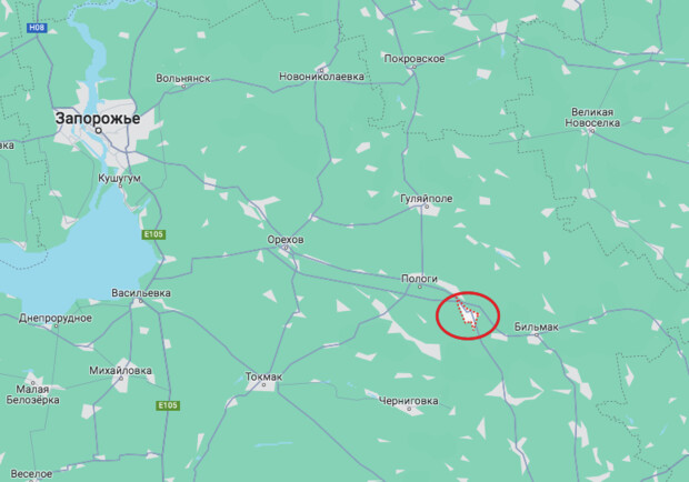 На Запоріжжі прогриміли вибухи в "кафе", де відпочивали окупанти -|| фото: google.com/maps