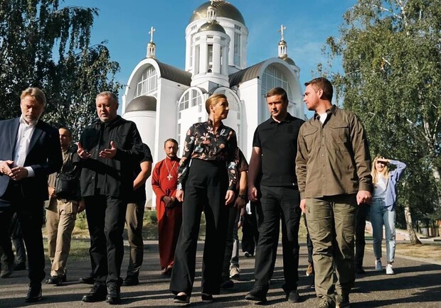 Премьер-министр Дании Мэтте Фредериксен посетила Киев - || фото: t.me/kyivoda