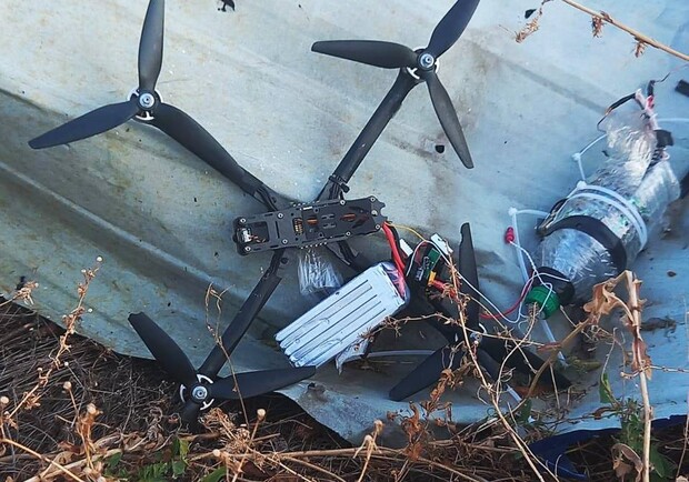 Прикордонники на Запорізькому напрямку збили безпілотник з вибухівкою. || Фото: https://t.me/DPSUkr