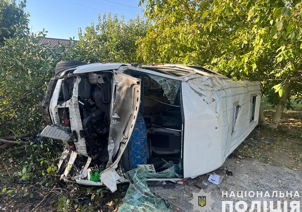 В Запорожье произошло масштабное ДТП: пострадали восемь человек. || Фото:zp.npu.gov.ua