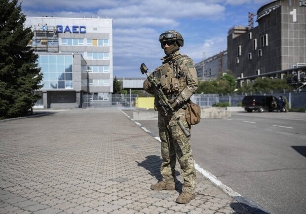 На захопленій Запорізькій АЕС стався частковий блекаут через дії окупантів. || Фото: t.me/energoatom_ua