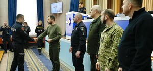 В Одессе наградили подразделения МВД, которые ликвидировали последствия непогоды