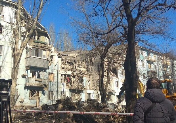 В Запорожье стартовало восстановление еще трех разрушенных РФ многоэтажек. || Фото: zp.vgorode.ua/Александра Залозная