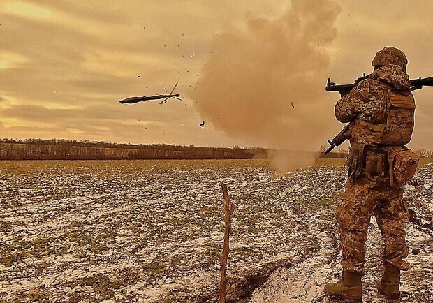 Карта боевых действий в Украине 17 февраля. || Фото: facebook.com/GeneralStaff.ua 