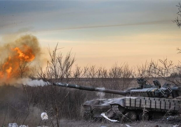 Карта боевых действий на Украине 5 марта. || Фото:
