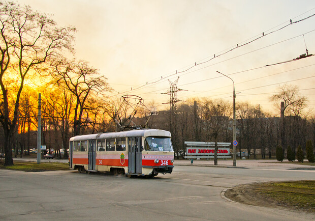 В Запорожье приостановлена работа некоторых трамвайных маршрутов. || Фото: stransphoto.org