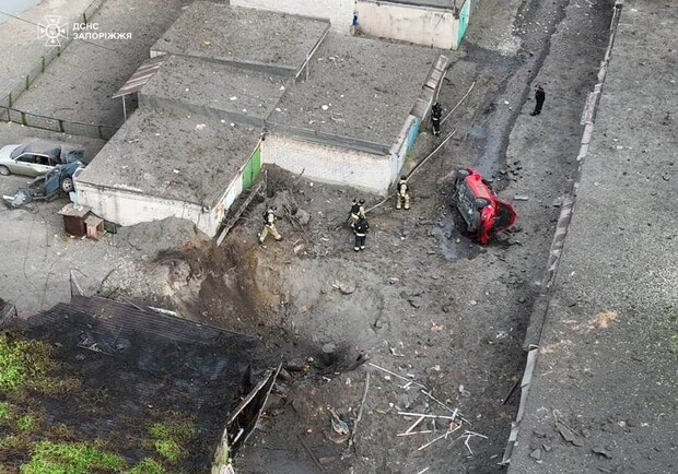 Взрывы в Запорожье утром 8 мая: что известно на данный момент. || Фото: t.me/gu_dsns_zp