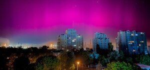 В небе над Одессой и Одесской областью наблюдали северное сияние: смотри, как это красиво