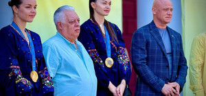 В Одесі привітали чемпіонок Олімпійських ігор з фехтування