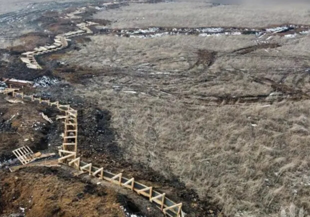 В Запорожской области завершают строительство уникальной оборонительной линии. || Фото: mil.gov.ua