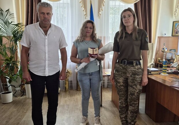 Загиблого воїна з Одещини Вадима Балтяна посмертно відзначили орденом За мужність III ступеня