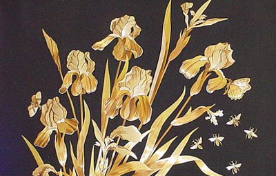 В Киеве покажут картины из необычных материалов. Фото организаторов выставки