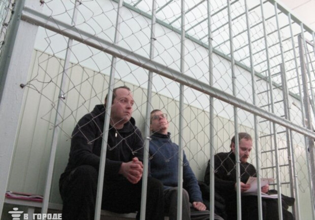 Подсудимые - Демин, Федорченко, Харитонов. Архивное фото.