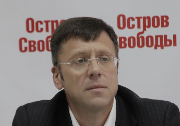 Борис Шестопалов в пресс-центре "Острова Свободы"