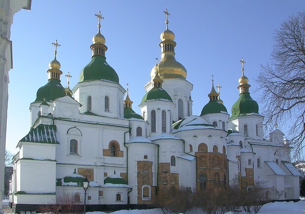 Софие Киевской из-за снега грозит подтопление. Фото: Rostislaw, club.foto.ru