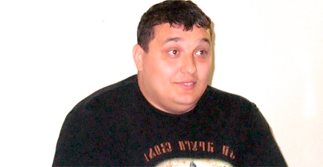 Дмитрий Халаджи - украинский богатырь, актер и писатель. Фото Сергея Светличного